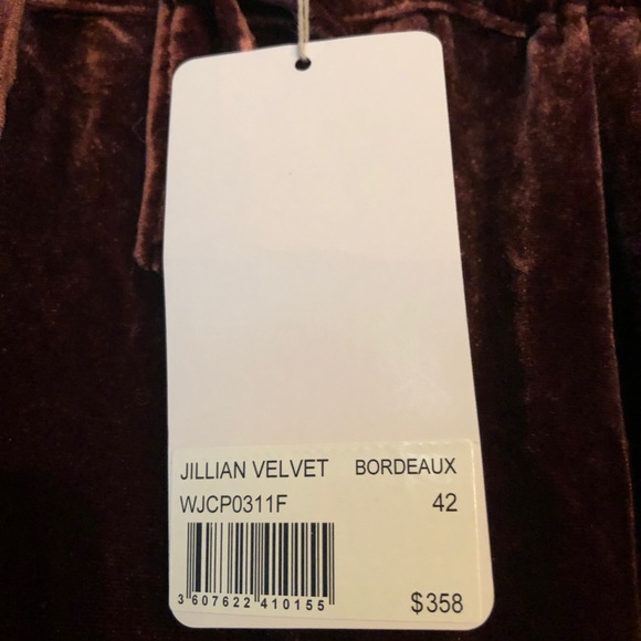 ❌SOLD❌NWT ZADIG & VOLTAIRE Silk Velvet Jillian Skirt - Picture 15 of 15